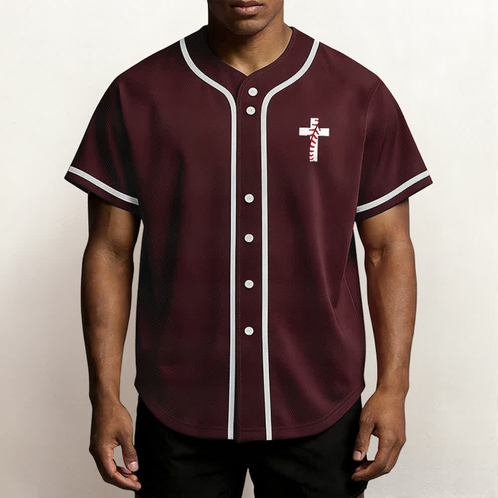 Christianartworkshop Philipper 4:13 Ich kann alles tun Unisex Baseballtrikot - image 32