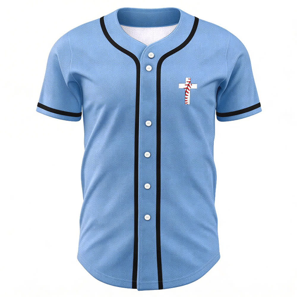 Christianartworkshop Philipper 4:13 Ich kann alles tun Unisex Baseballtrikot - image 37