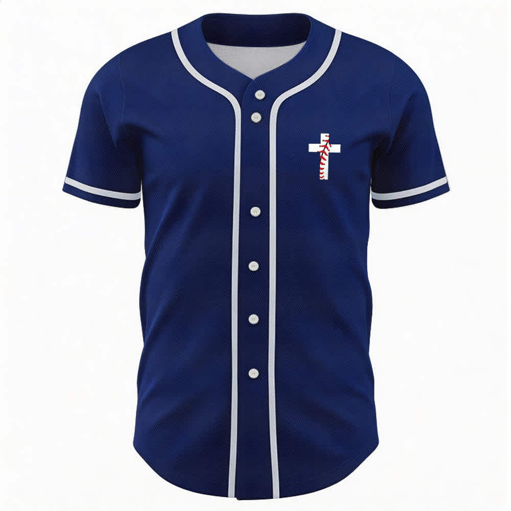Christianartworkshop Philipper 4:13 Ich kann alles tun Unisex Baseballtrikot - image 44