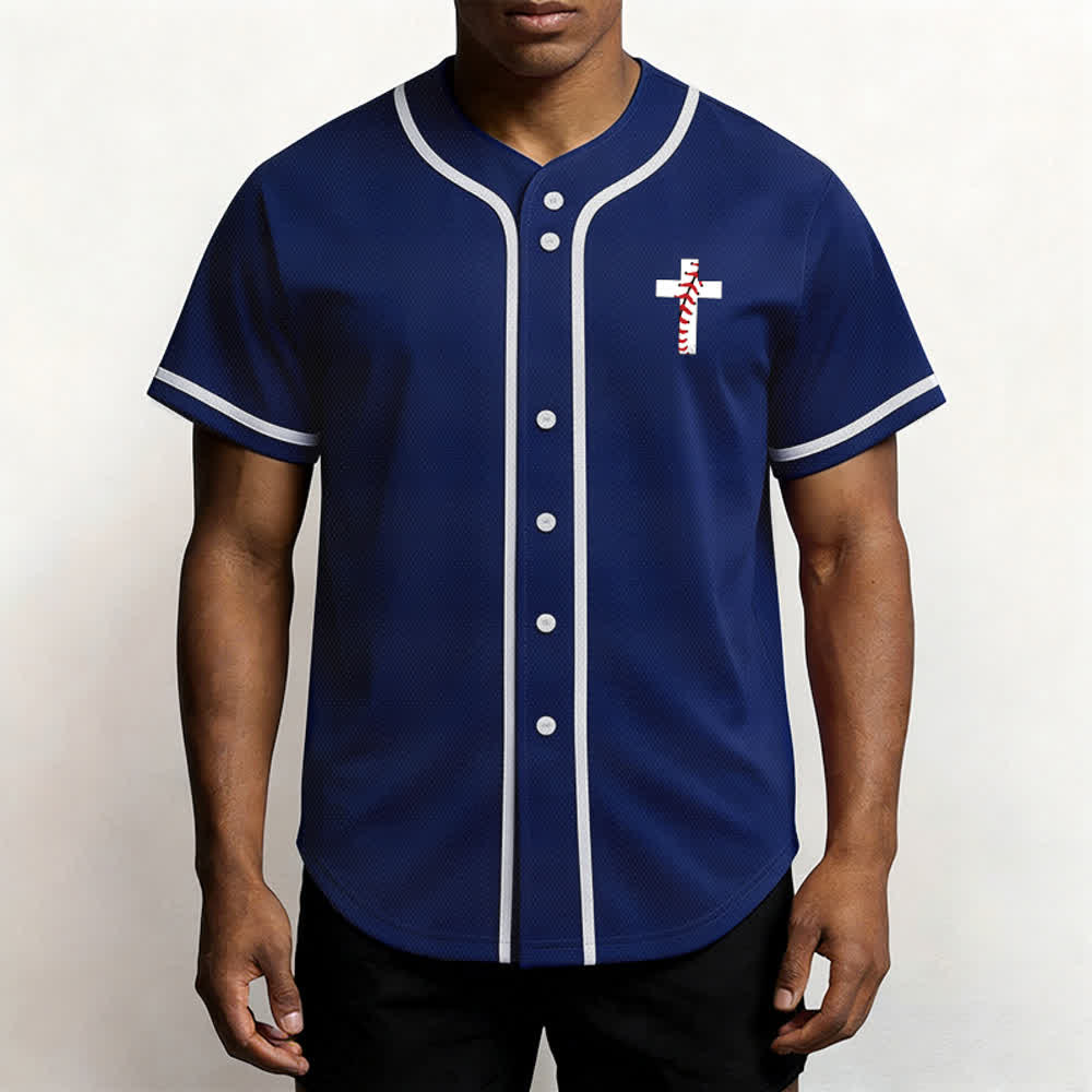 Christianartworkshop Philipper 4:13 Ich kann alles tun Unisex Baseballtrikot - image 48