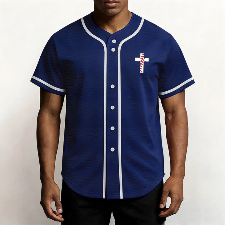Christianartworkshop Philipper 4:13 Ich kann alles tun Unisex Baseballtrikot - image 48