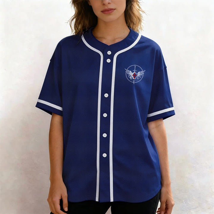 Christianartworkshop St. Michael Archangel Defend Us Unisex Baseball Jersey - image 41