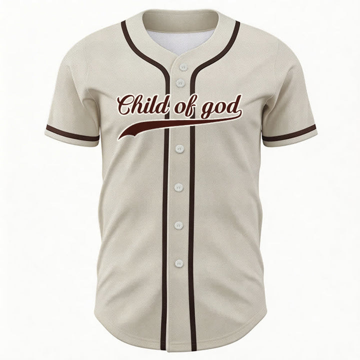 Christianartworkshop Kind Gottes Benutzerdefiniertes Unisex-Baseballtrikot mit Namen und Nummer - image 2