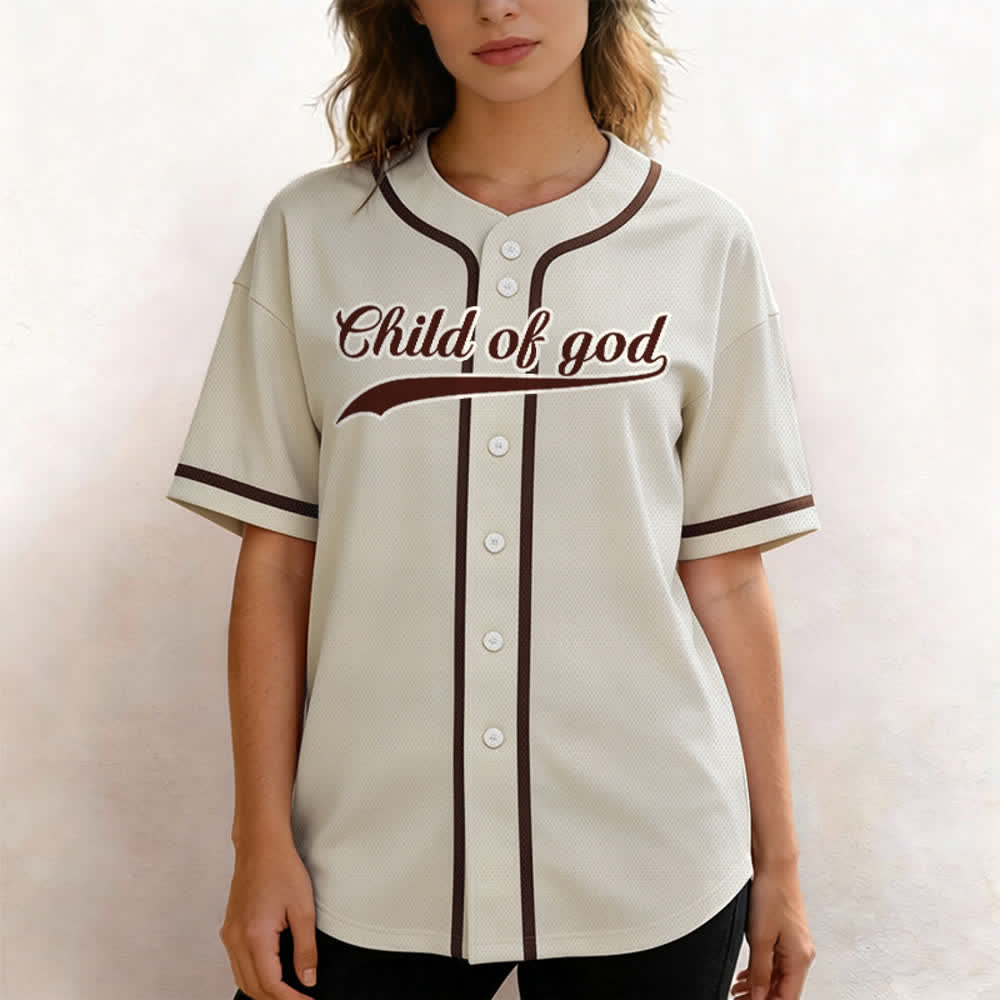 Christianartworkshop Kind Gottes Benutzerdefiniertes Unisex-Baseballtrikot mit Namen und Nummer - image 6