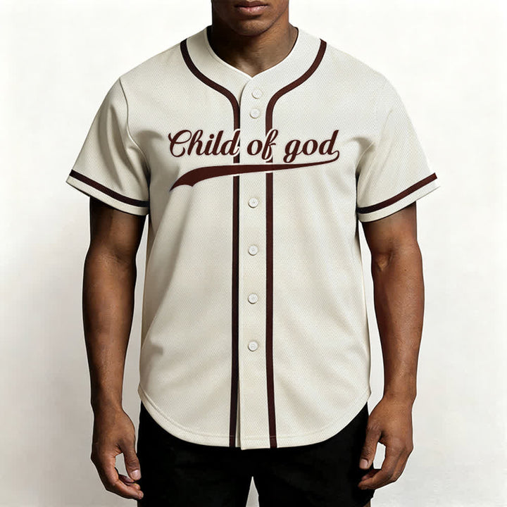 Christianartworkshop Kind Gottes Benutzerdefiniertes Unisex-Baseballtrikot mit Namen und Nummer - image 4