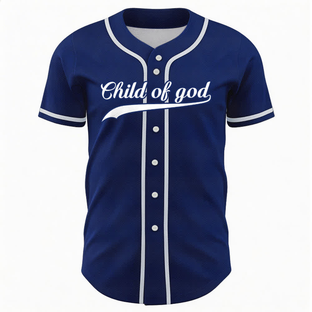 Christianartworkshop Kind Gottes Benutzerdefiniertes Unisex-Baseballtrikot mit Namen und Nummer - image 10