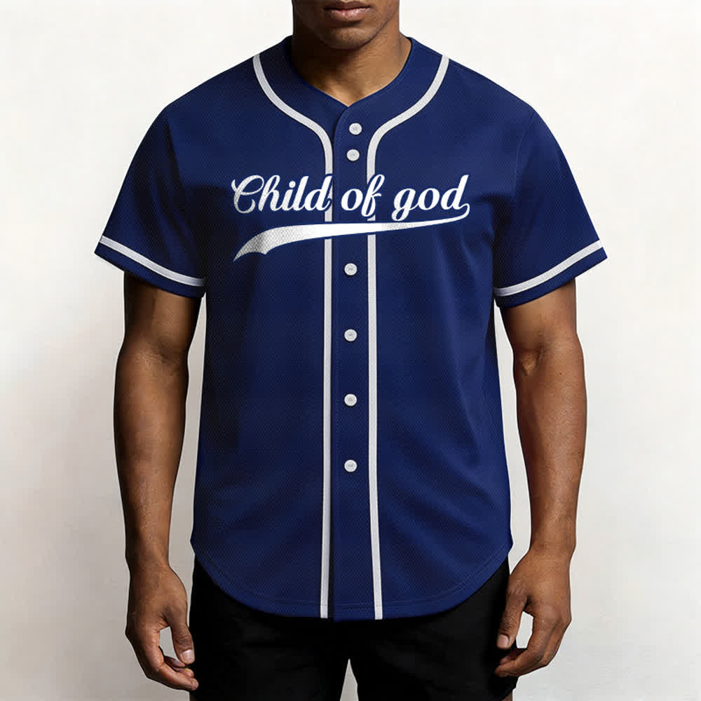 Christianartworkshop Kind Gottes Benutzerdefiniertes Unisex-Baseballtrikot mit Namen und Nummer - image 12