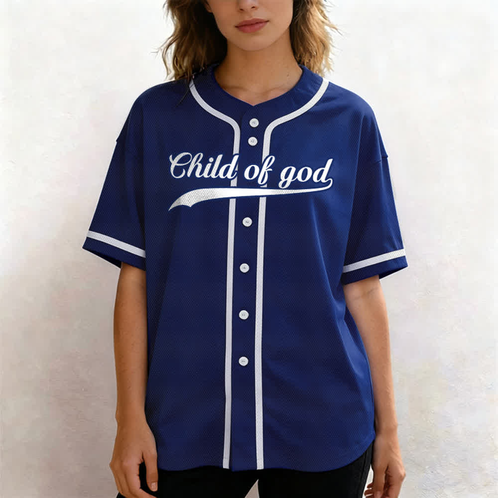 Christianartworkshop Kind Gottes Benutzerdefiniertes Unisex-Baseballtrikot mit Namen und Nummer - image 14
