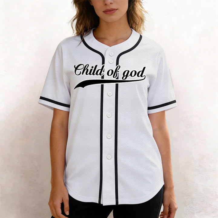 Christianartworkshop Kind Gottes Benutzerdefiniertes Unisex-Baseballtrikot mit Namen und Nummer - image 22