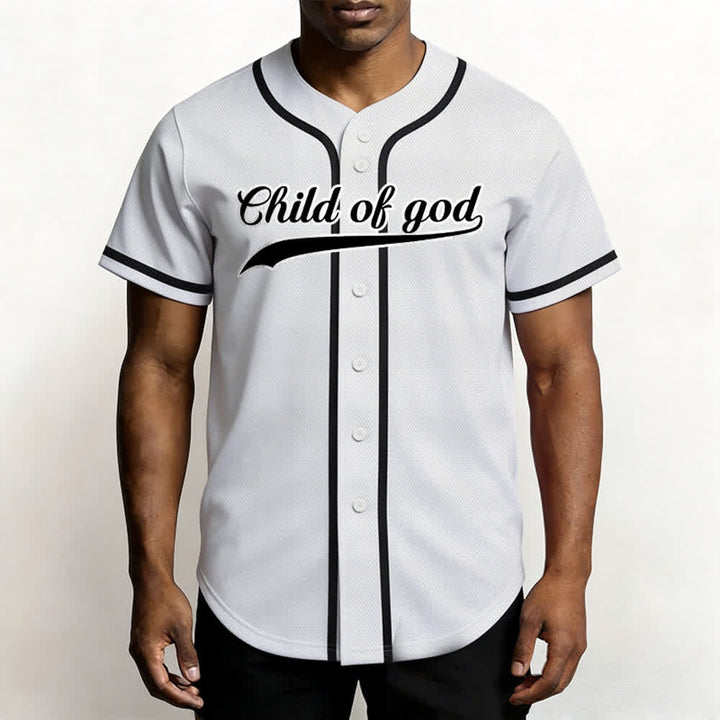 Christianartworkshop Kind Gottes Benutzerdefiniertes Unisex-Baseballtrikot mit Namen und Nummer - image 20
