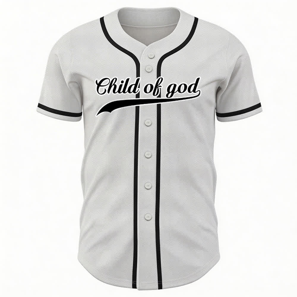 Christianartworkshop Kind Gottes Benutzerdefiniertes Unisex-Baseballtrikot mit Namen und Nummer - image 18