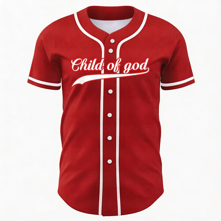 Christianartworkshop Kind Gottes Benutzerdefiniertes Unisex-Baseballtrikot mit Namen und Nummer - image 26