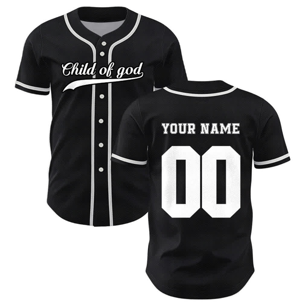 Christianartworkshop Kind Gottes Benutzerdefiniertes Unisex-Baseballtrikot mit Namen und Nummer - image 33