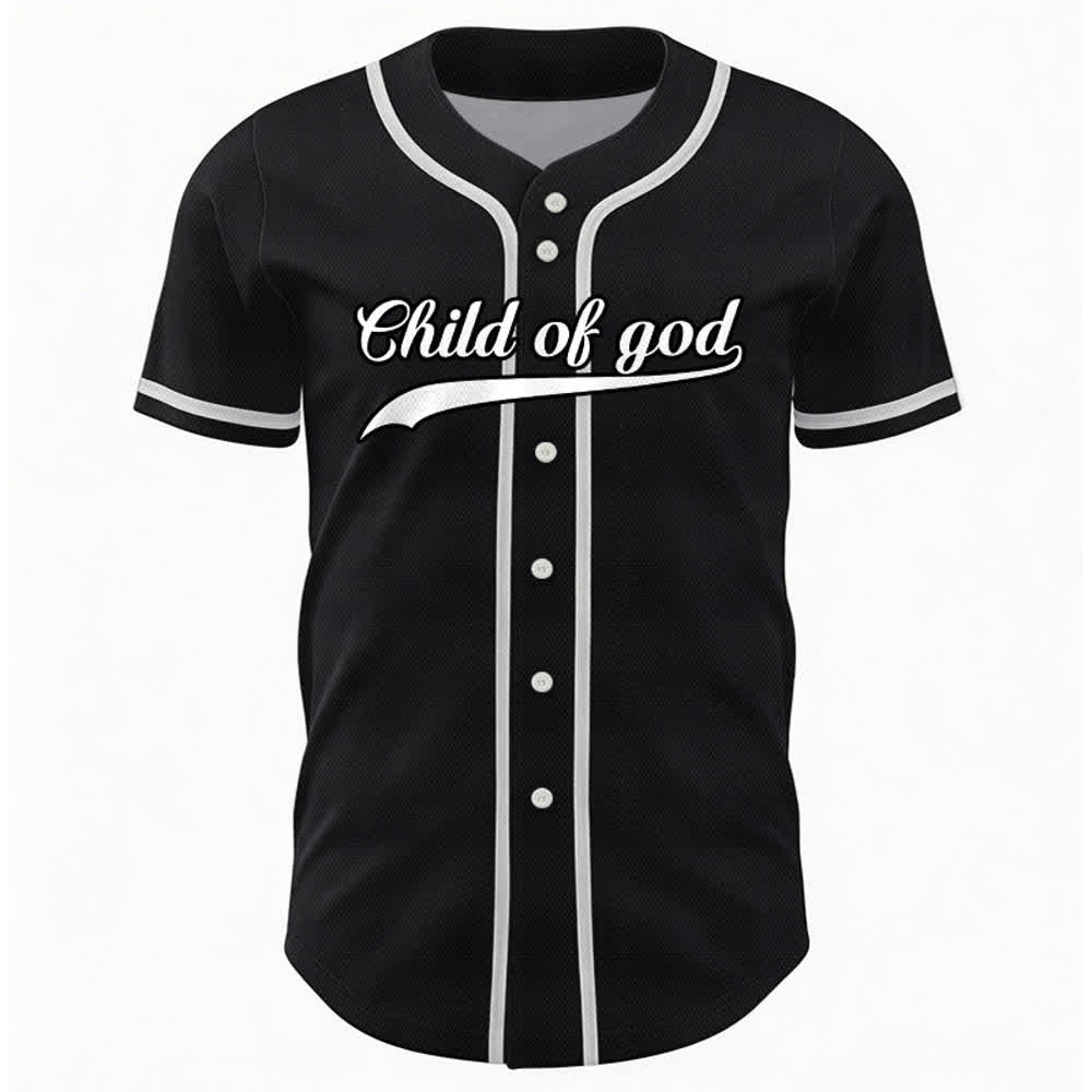Christianartworkshop Kind Gottes Benutzerdefiniertes Unisex-Baseballtrikot mit Namen und Nummer - image 34