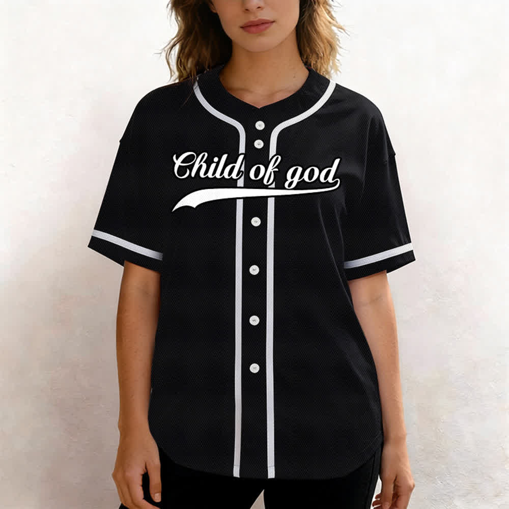 Christianartworkshop Kind Gottes Benutzerdefiniertes Unisex-Baseballtrikot mit Namen und Nummer - image 38