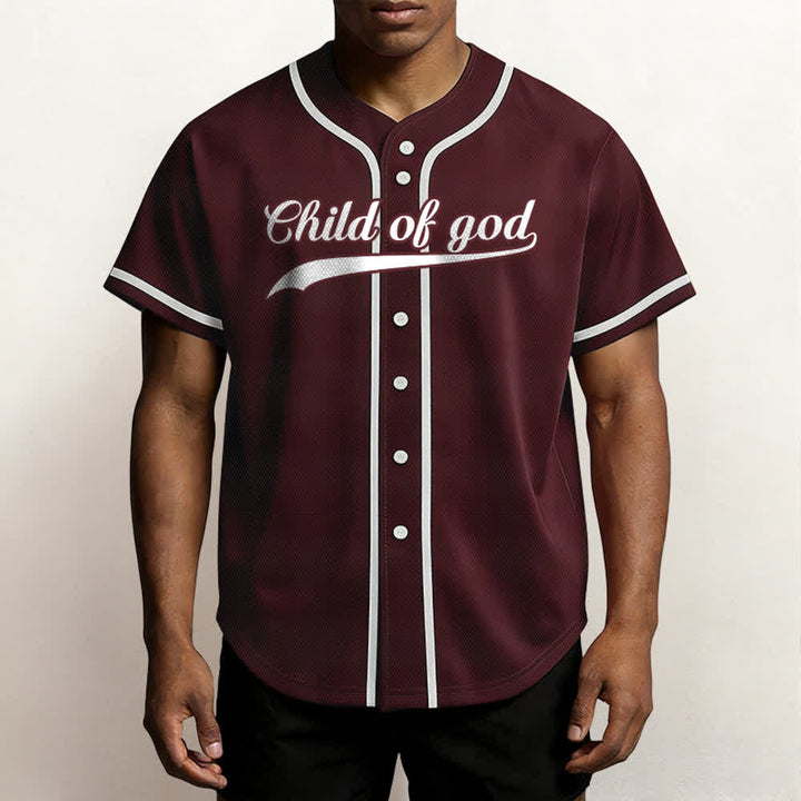 Christianartworkshop Kind Gottes Benutzerdefiniertes Unisex-Baseballtrikot mit Namen und Nummer - image 44