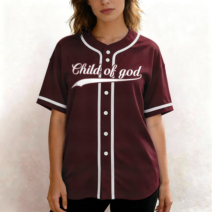Christianartworkshop Kind Gottes Benutzerdefiniertes Unisex-Baseballtrikot mit Namen und Nummer - image 46