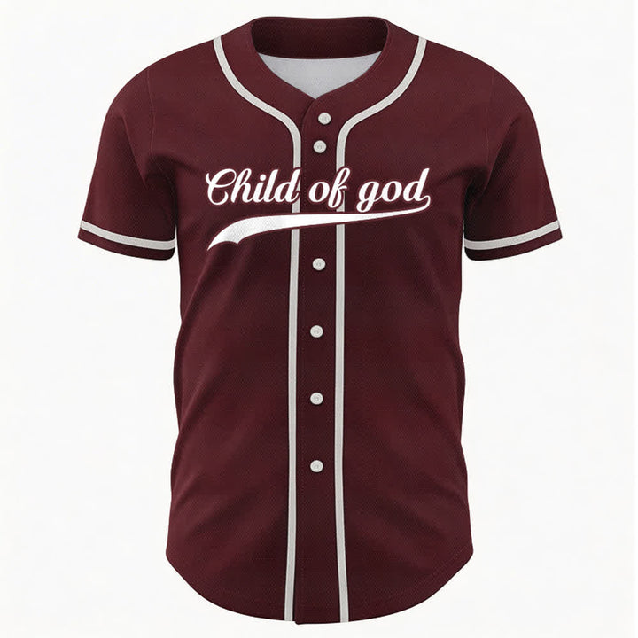 Christianartworkshop Kind Gottes Benutzerdefiniertes Unisex-Baseballtrikot mit Namen und Nummer - image 42