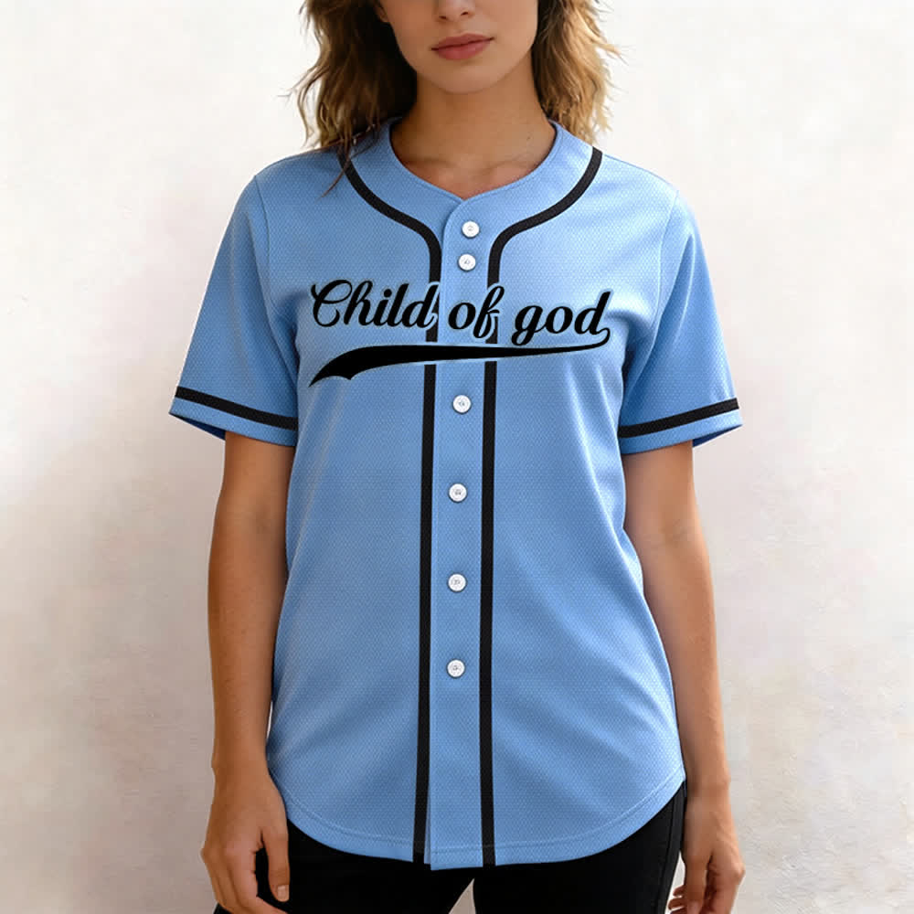 Christianartworkshop Kind Gottes Benutzerdefiniertes Unisex-Baseballtrikot mit Namen und Nummer - image 52