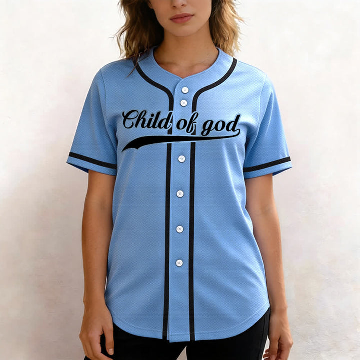 Christianartworkshop Kind Gottes Benutzerdefiniertes Unisex-Baseballtrikot mit Namen und Nummer - image 52