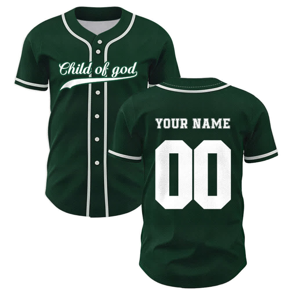 Christianartworkshop Kind Gottes Benutzerdefiniertes Unisex-Baseballtrikot mit Namen und Nummer - image 57