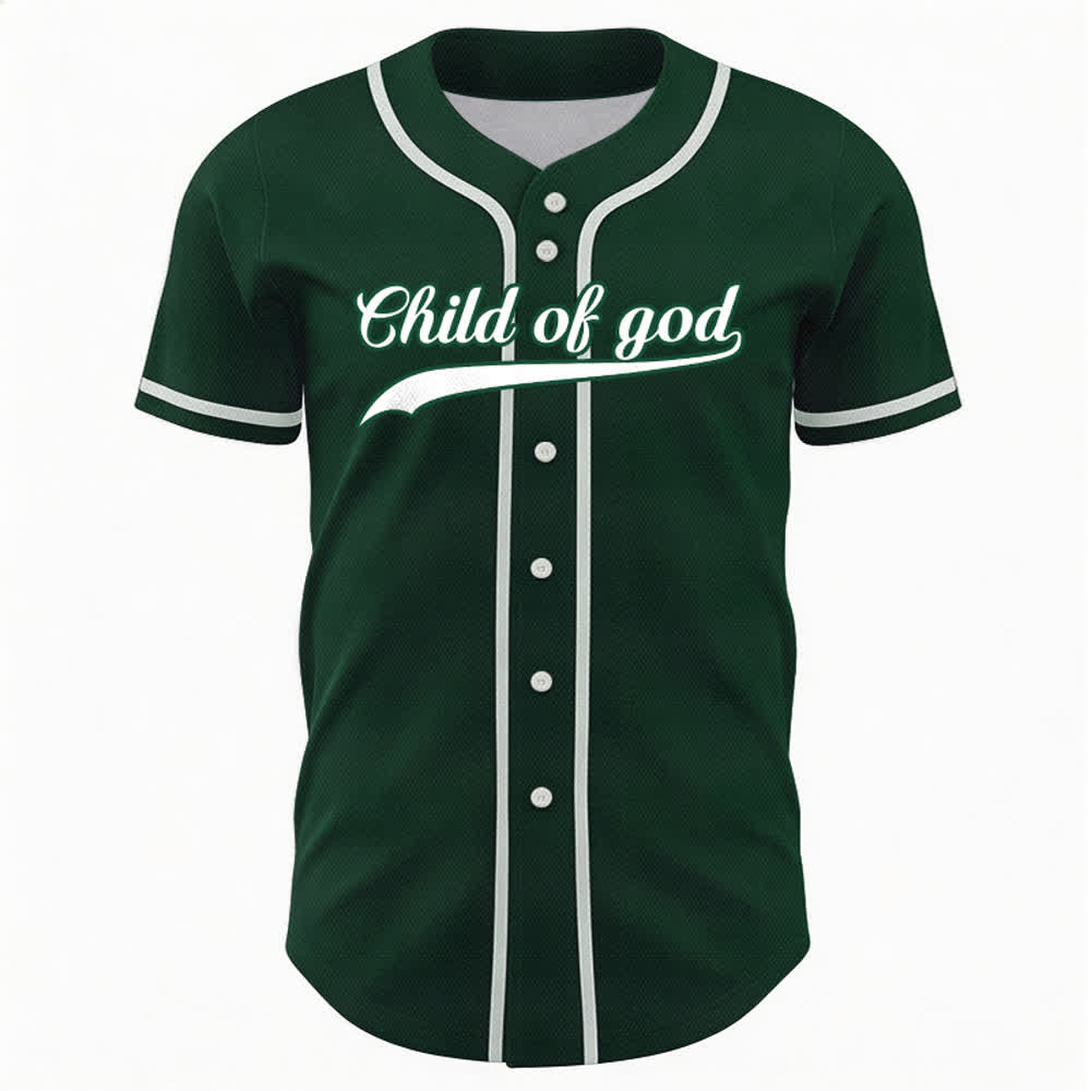 Christianartworkshop Kind Gottes Benutzerdefiniertes Unisex-Baseballtrikot mit Namen und Nummer - image 58