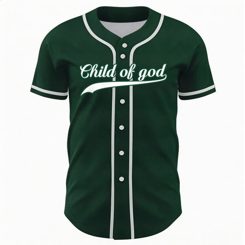 Christianartworkshop Kind Gottes Benutzerdefiniertes Unisex-Baseballtrikot mit Namen und Nummer - image 58