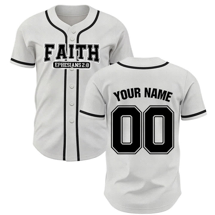 Christianartworkshop Baseballtrikot mit individuellem Namen und Nummer - image 17