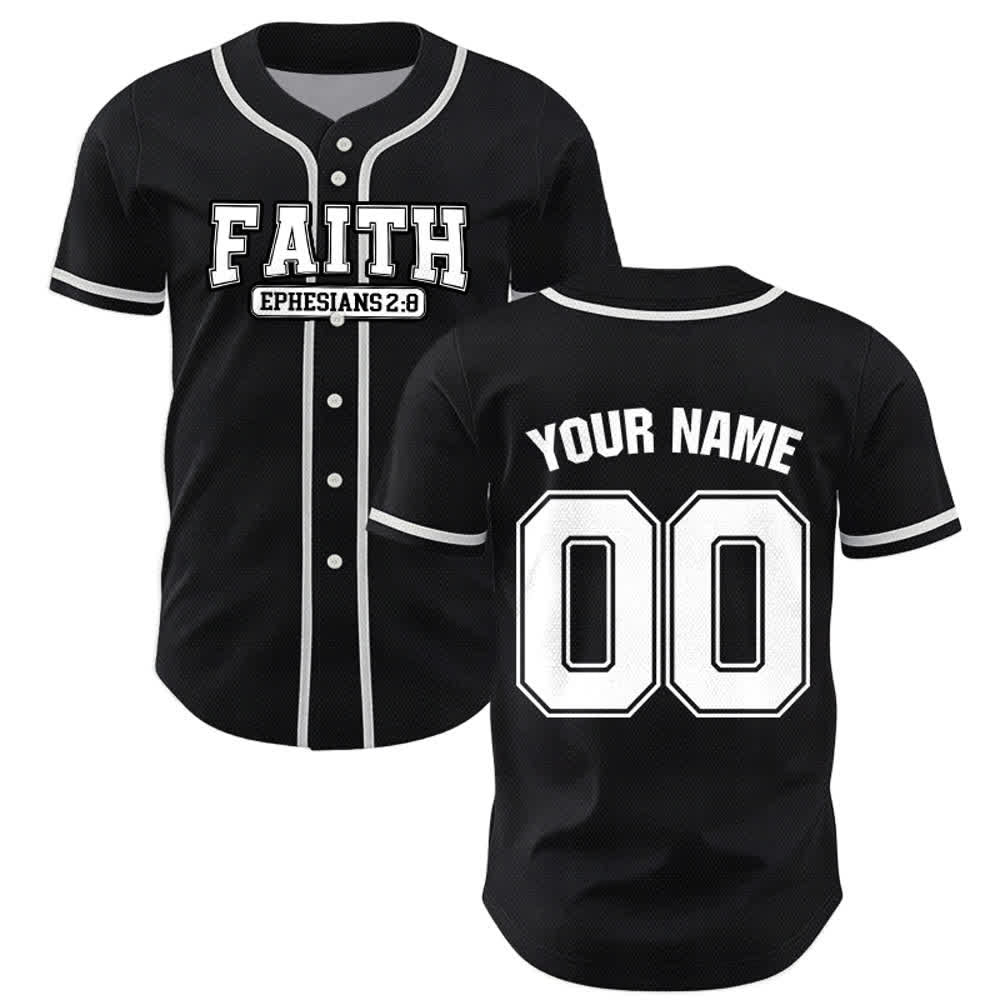 Christianartworkshop Baseballtrikot mit individuellem Namen und Nummer - image 25