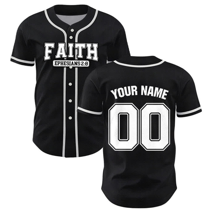 Christianartworkshop Baseballtrikot mit individuellem Namen und Nummer - image 25