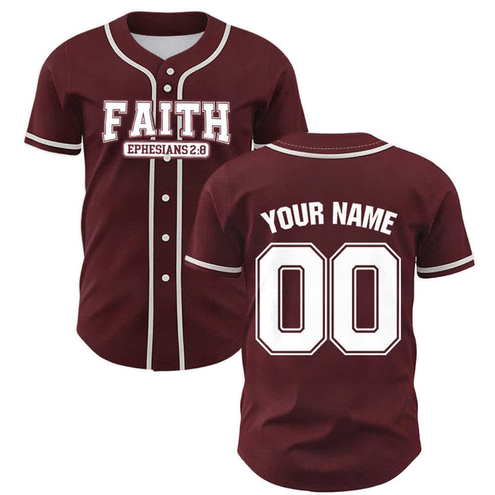 Christianartworkshop Baseballtrikot mit individuellem Namen und Nummer - image 41