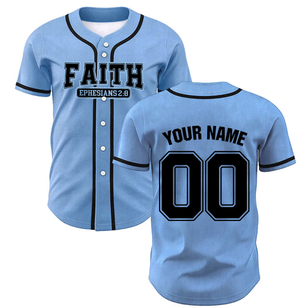 Christianartworkshop Baseballtrikot mit individuellem Namen und Nummer - image 49