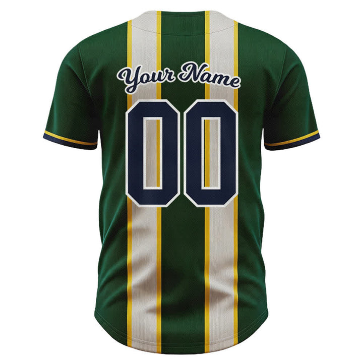 Christianartworkshop Individuell gestaltetes Baseballtrikot mit Streifen und Knöpfen, Team Jesus, mit Namen und Nummer, Team Jesus - image 2