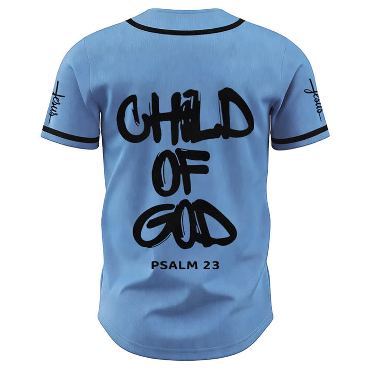 Christianartworkshop Child Of God Mehrfarbiges Baseballtrikot mit Kontrastbesatz - image 23