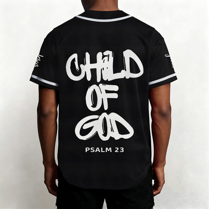 Christianartworkshop Child Of God Mehrfarbiges Baseballtrikot mit Kontrastbesatz - image 4