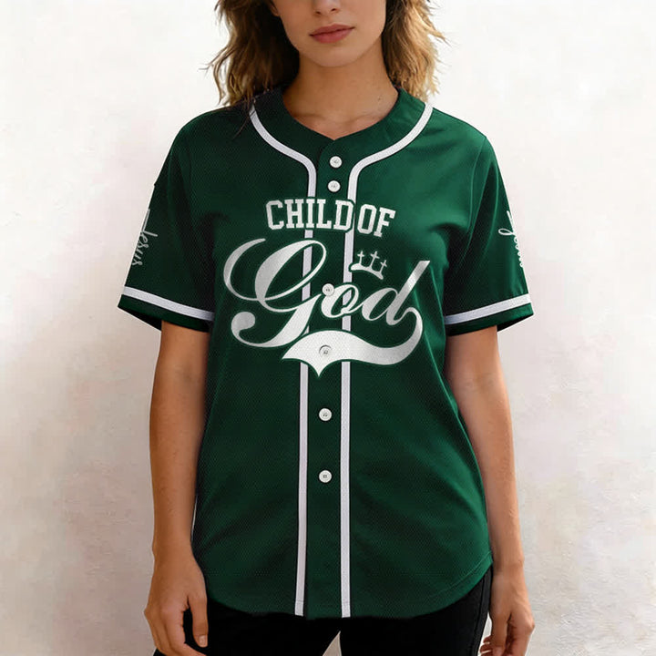 Christianartworkshop Child Of God Mehrfarbiges Baseballtrikot mit Kontrastbesatz - image 33