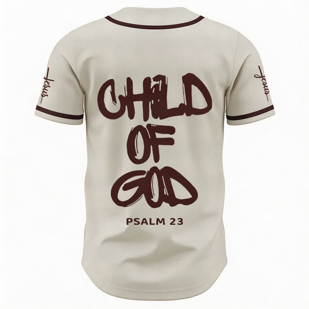 Christianartworkshop Child Of God Mehrfarbiges Baseballtrikot mit Kontrastbesatz - image 44