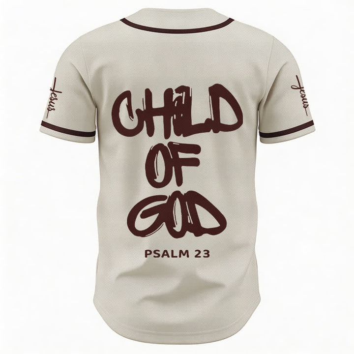 Christianartworkshop Child Of God Mehrfarbiges Baseballtrikot mit Kontrastbesatz - image 44