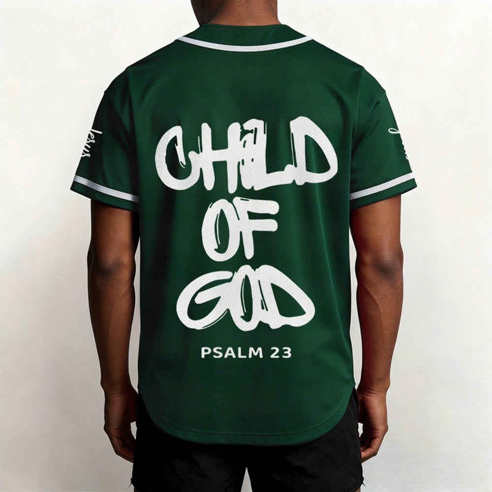 Christianartworkshop Child Of God Mehrfarbiges Baseballtrikot mit Kontrastbesatz - image 32
