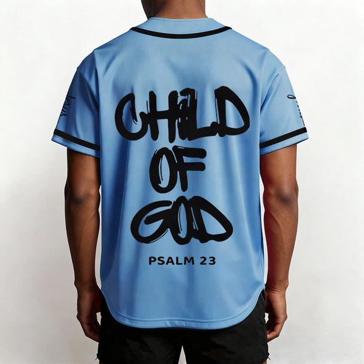 Christianartworkshop Child Of God Mehrfarbiges Baseballtrikot mit Kontrastbesatz - image 25