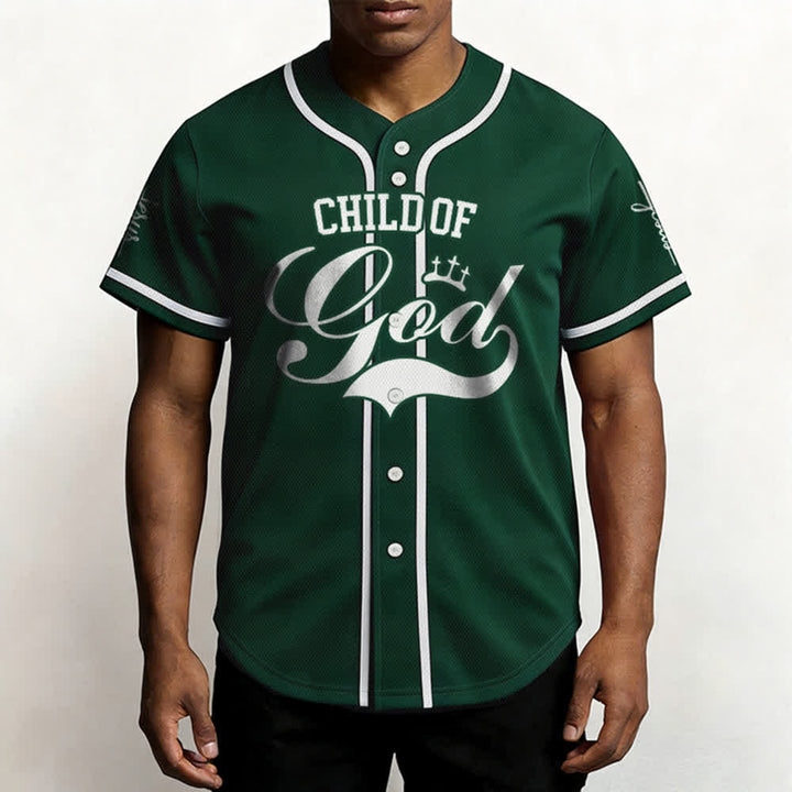 Christianartworkshop Child Of God Mehrfarbiges Baseballtrikot mit Kontrastbesatz - image 31