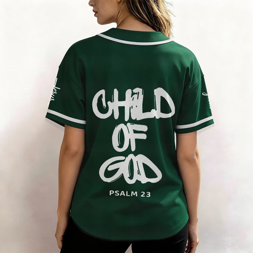 Christianartworkshop Child Of God Mehrfarbiges Baseballtrikot mit Kontrastbesatz - image 34
