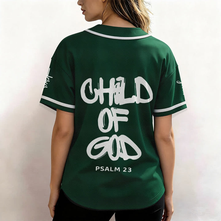 Christianartworkshop Child Of God Mehrfarbiges Baseballtrikot mit Kontrastbesatz - image 34