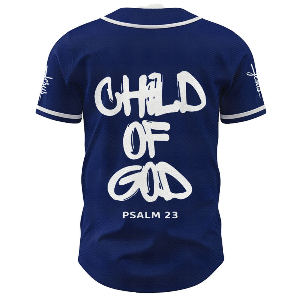 Christianartworkshop Child Of God Mehrfarbiges Baseballtrikot mit Kontrastbesatz - image 37