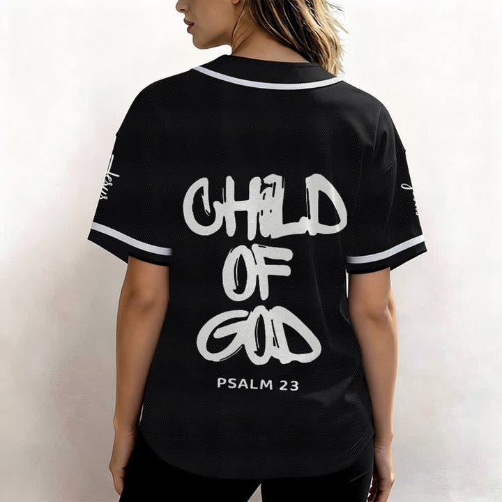 Christianartworkshop Child Of God Mehrfarbiges Baseballtrikot mit Kontrastbesatz - image 6