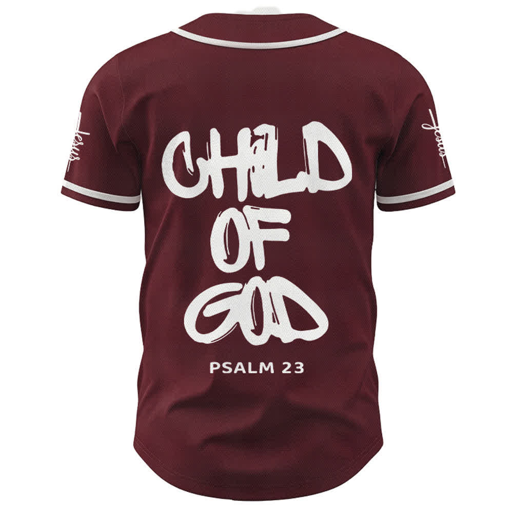 Christianartworkshop Child Of God Mehrfarbiges Baseballtrikot mit Kontrastbesatz - image 16