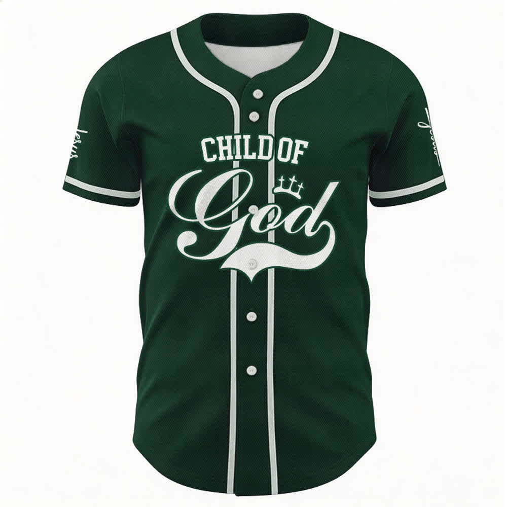 Christianartworkshop Child Of God Mehrfarbiges Baseballtrikot mit Kontrastbesatz - image 29