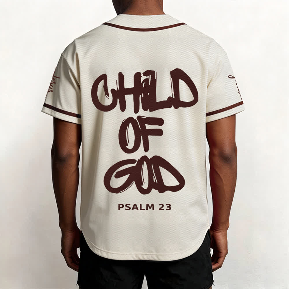 Christianartworkshop Child Of God Mehrfarbiges Baseballtrikot mit Kontrastbesatz - image 46