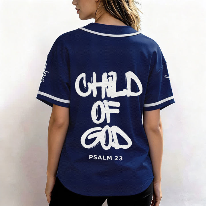 Christianartworkshop Child Of God Mehrfarbiges Baseballtrikot mit Kontrastbesatz - image 41