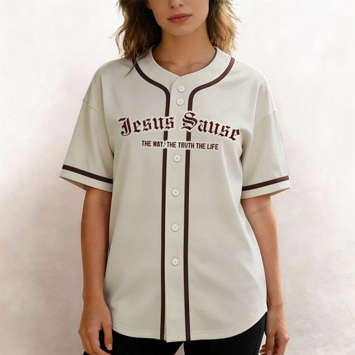 Christianartworkshop Der Weg Die Wahrheit Das Leben Glaube Baseballtrikot - image 3